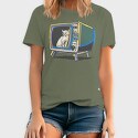 Cat Inside Tv, Tricou Barbati (Unisex)