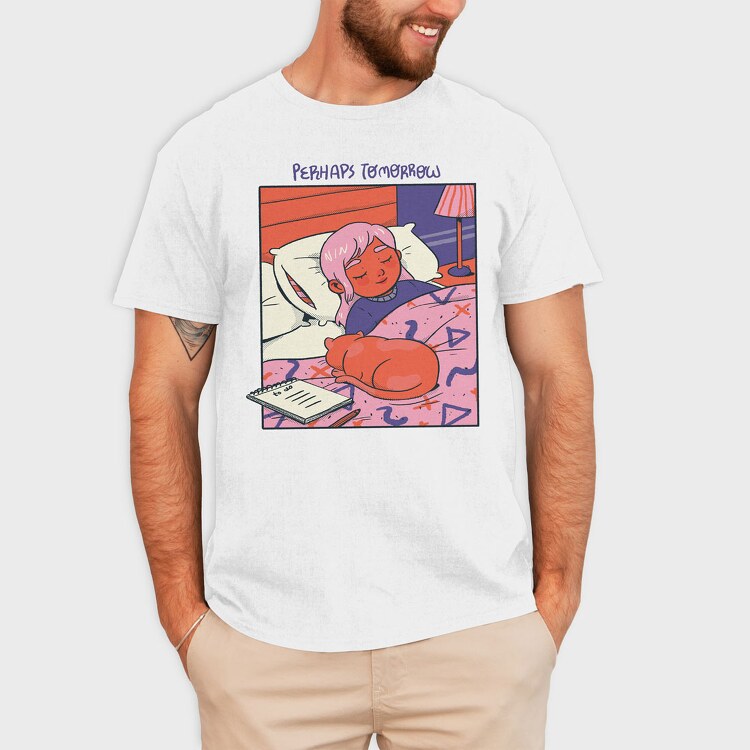 Comfy Chill Girl 7, Tricou Barbati (Unisex)