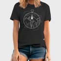 Monochrome Compass, Tricou Barbati (Unisex)