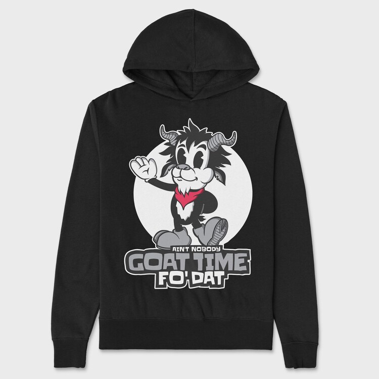 Cartoon Goat, Hanorac Oversize Barbati (Unisex)