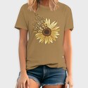 Sunflower and Butterflies, Tricou Barbati (Unisex)