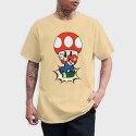 Moshroom Mario, Tricou Barbati (Unisex)