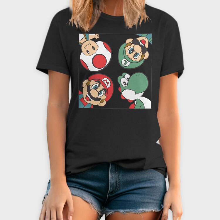 Super Mario 1, Tricou Barbati (Unisex)