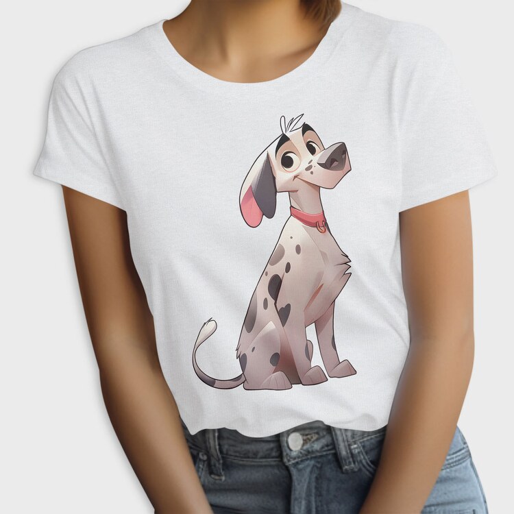 Dalmata Dog Cartoon, Tricou Femei