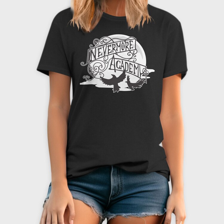 Nevermore Academy Merlina, Tricou Barbati (Unisex)