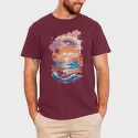 Greece Landscape Sunset, Tricou Barbati (Unisex)