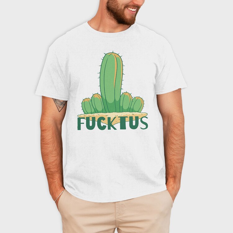 Fucktus, Tricou Barbati (Unisex)