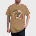 Cat Playing Volleyball, Tricou Barbati (Unisex)