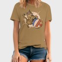 Cat Playing Volleyball, Tricou Barbati (Unisex)