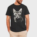 Cat Portrait, Tricou Barbati (Unisex)