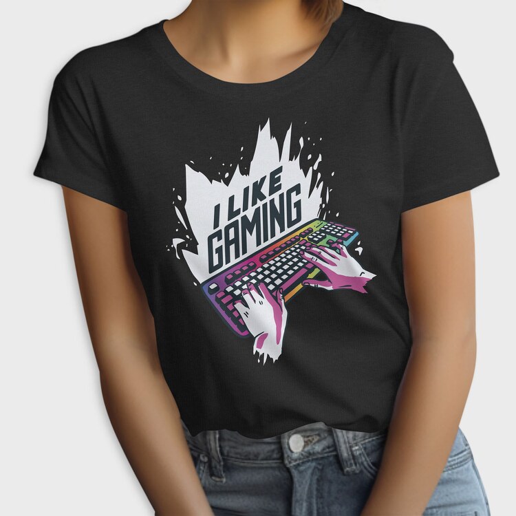 I Like Gaming Keyboard, Tricou Femei