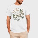 All Great Things Are Wild and Free, Tricou Barbati (Unisex)