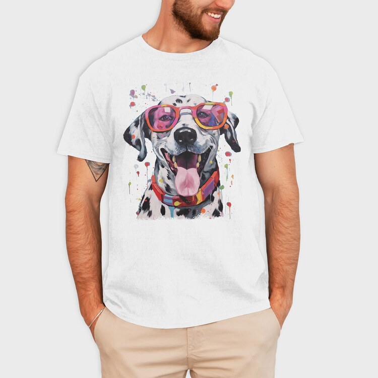 Dalmatian Dog, Tricou Barbati (Unisex)