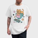 Computer Cat, Tricou Barbati (Unisex)