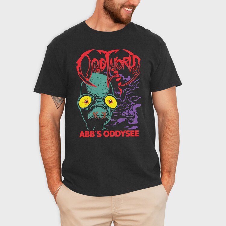 Oddworld, Tricou Barbati (Unisex)