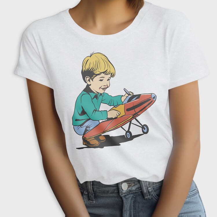 Kid Plane Vintage, Tricou Femei