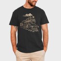 Locomotive Vintage, Tricou Barbati (Unisex)