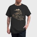 Locomotive Vintage, Tricou Barbati (Unisex)