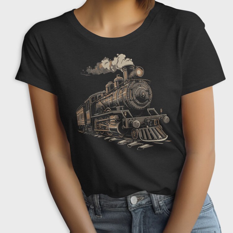 Locomotive Vintage, Tricou Femei