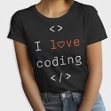 I Love Coding, Tricou Femei