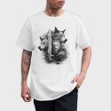 Viking and Wolves, Tricou Barbati (Unisex)