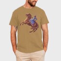 King and Horse Painting, Tricou Barbati (Unisex)