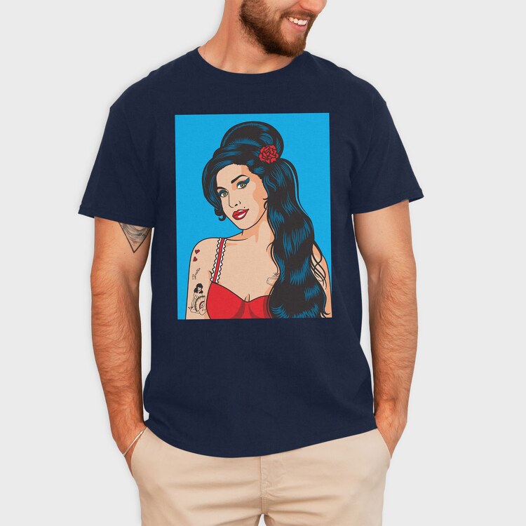 Amy Winehouse, Tricou Barbati (Unisex)