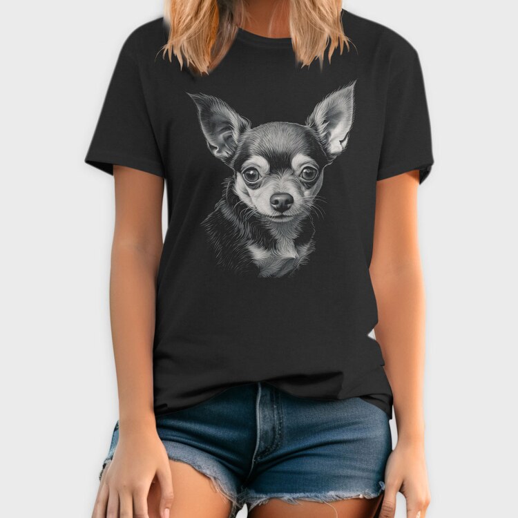 Chihuaha, Tricou Barbati (Unisex)