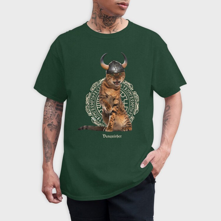Cat Viking, Tricou Barbati (Unisex)