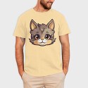 Funny Cat Cartoon, Tricou Barbati (Unisex)