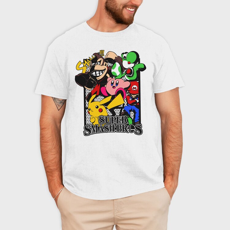 Super Smash Bros, Tricou Barbati (Unisex)