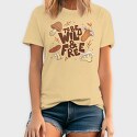 To Be Wild and Free, Tricou Barbati (Unisex)