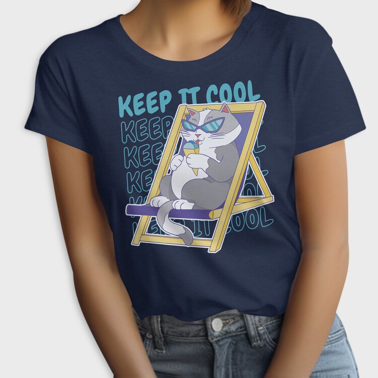 Cool Cat Ice Cream, Tricou Femei