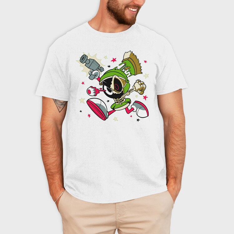 Crazy Marvin the Martain, Tricou Barbati (Unisex)