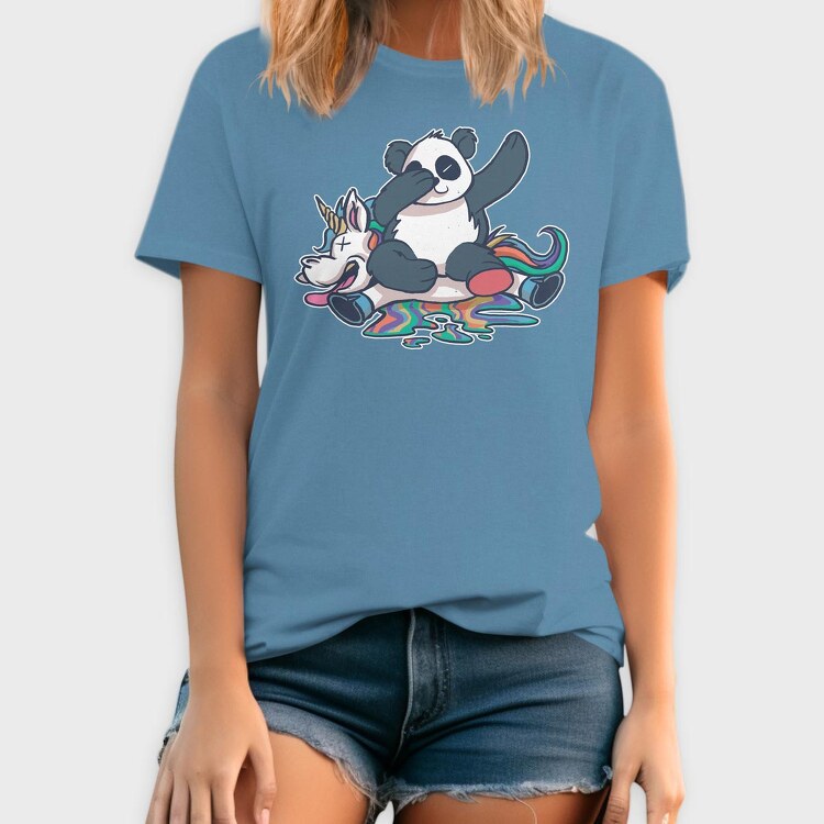 Panda Unicorn Dab, Tricou Barbati (Unisex)