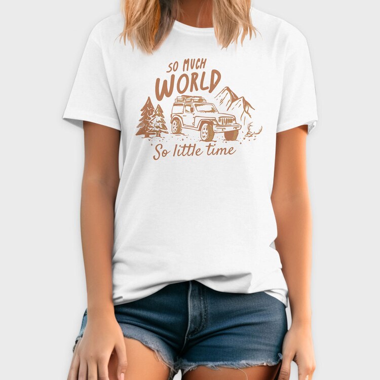So Much World So Little Time, Tricou Barbati (Unisex)