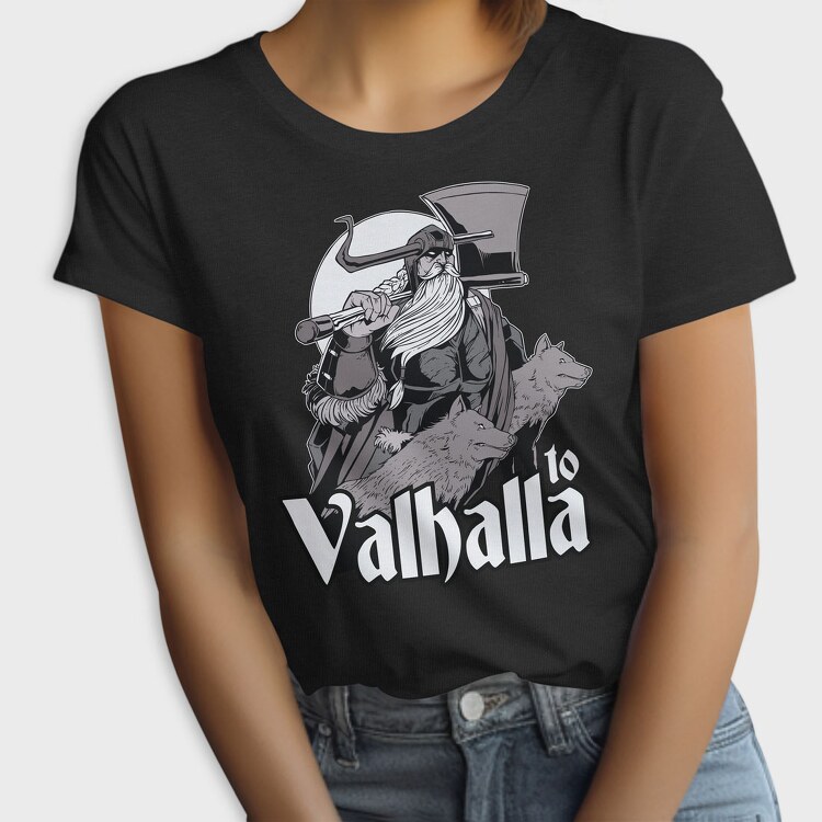 To Valhala Odin Wolves, Tricou Femei