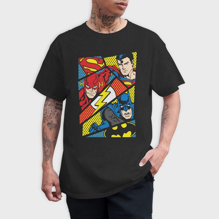 Superman Batman, Tricou Barbati (Unisex)