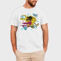 Crazy Sponge Bob, Tricou Barbati (Unisex)