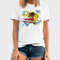 Crazy Sponge Bob, Tricou Barbati (Unisex)