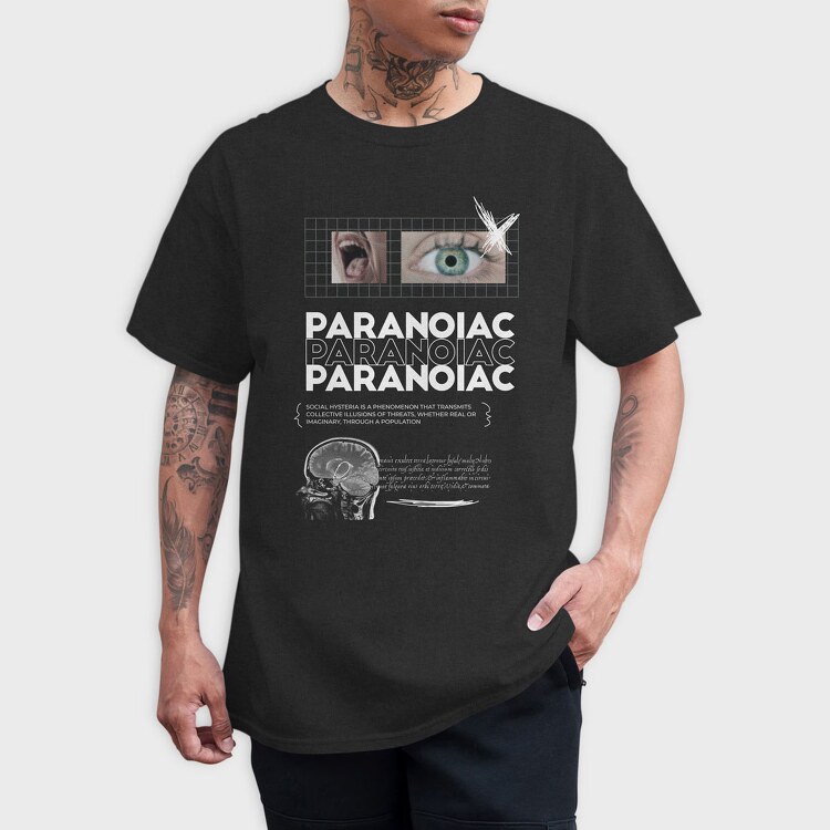 Society Paranoiac, Tricou Barbati (Unisex)