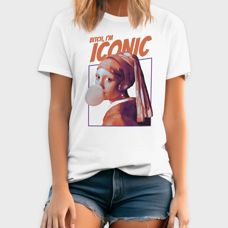 Art Pearl Girl Iconic, Tricou Barbati (Unisex)