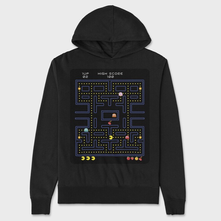 Pacman 37, Hanorac Oversize Barbati (Unisex)
