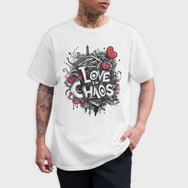 Love Chaos, Tricou Barbati (Unisex)