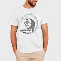 Surf Skeleton, Tricou Barbati (Unisex)