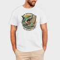 Surf With Courage, Tricou Barbati (Unisex)