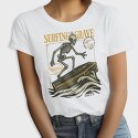 Surfing Grave Skeleton, Tricou Femei