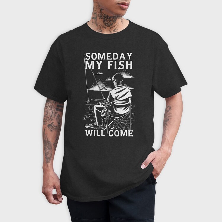 Someday My Fish Will Come, Tricou Barbati (Unisex)