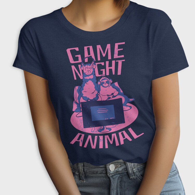 Game Night Animal, Tricou Femei
