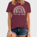 Teach Love Inspire Rainbow, Tricou Barbati (Unisex)